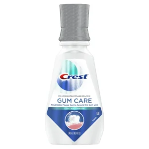 Crest Gum Care Mouthwash, Cool Wintergreen, CPC (Cetylpyridinium Chloride) Antigingivitis/Antiplaque Oral Rinse 500mL (16.9 fl oz)